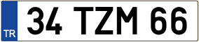 Truck License Plate